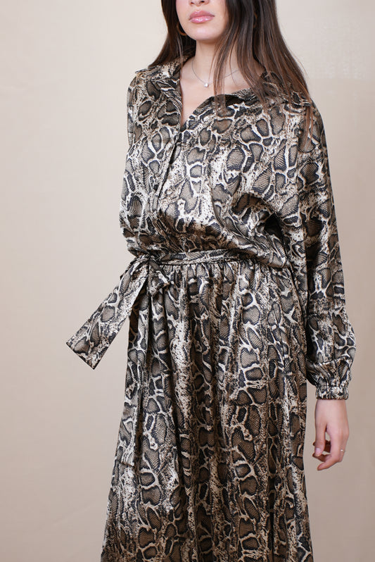 Animal print jumpsuit