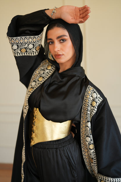 Noir Glow kaftan