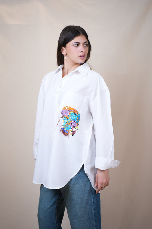 Handmade poplin shirt