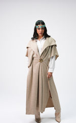 Hanouma Dress Cardigan -Beige