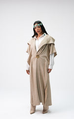 Hanouma Dress Cardigan -Beige