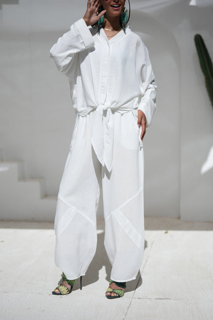 Linen Set - White