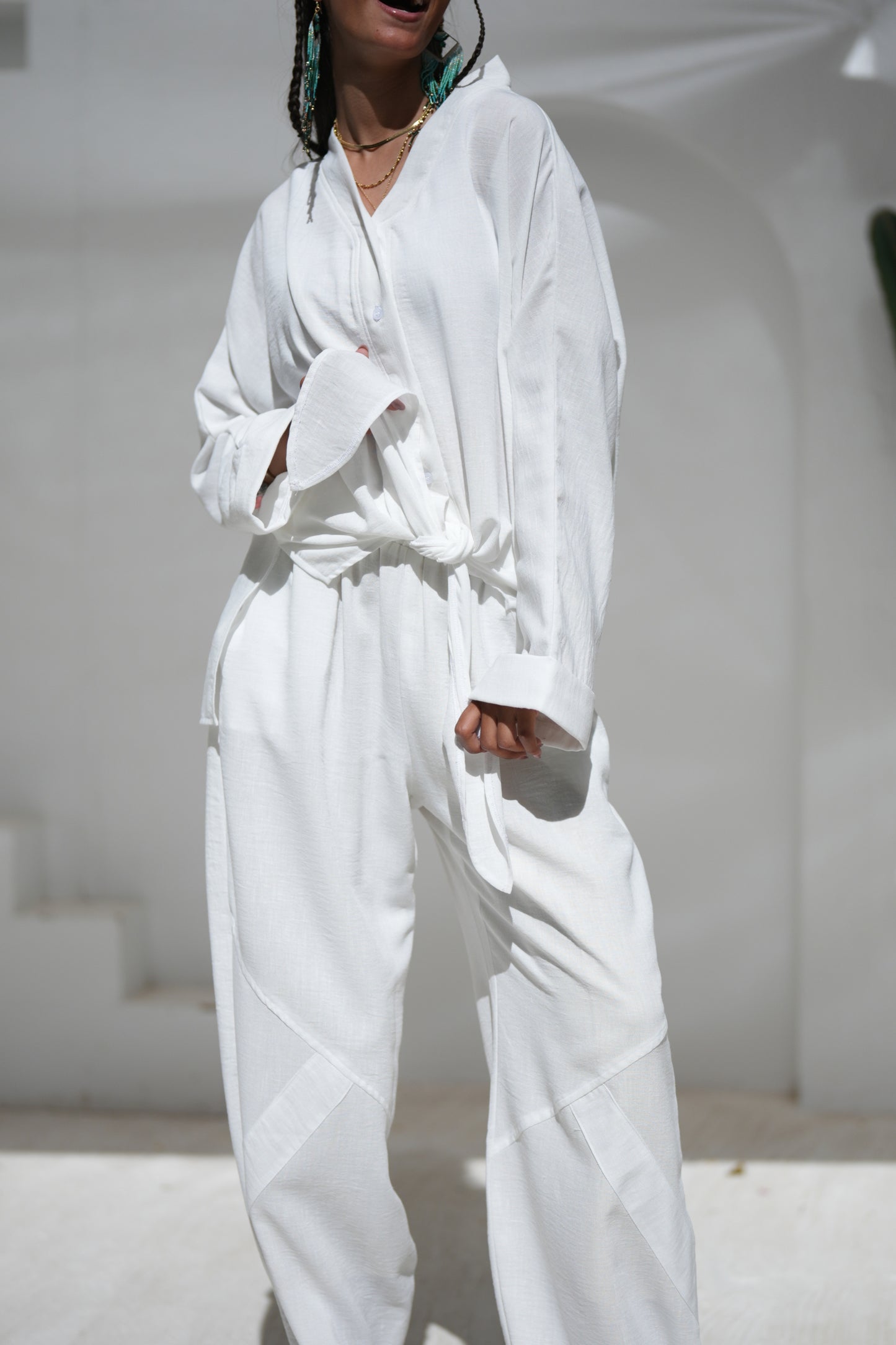 Linen Set - White