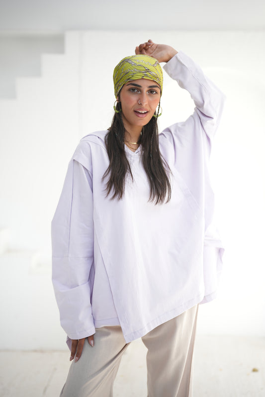 Hoodie Shirt - Lavender