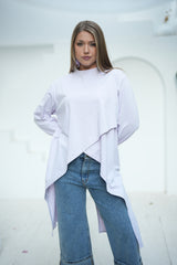 Long Basic Shirt - Lavender