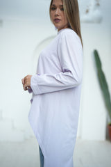 Long Basic Shirt - Lavender