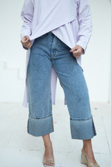 Long Basic Shirt - Lavender