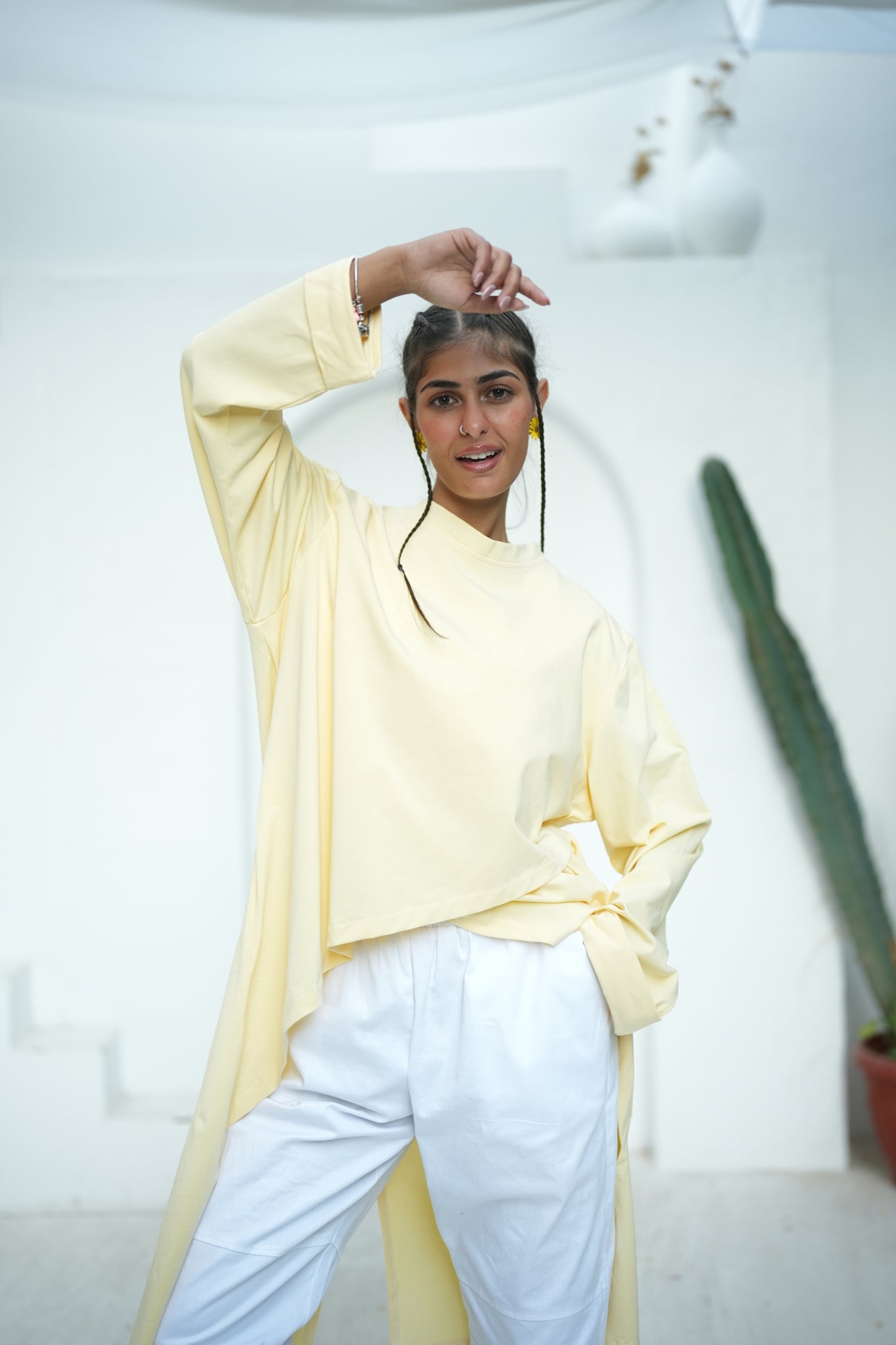 Long Basic Shirt - Yellow