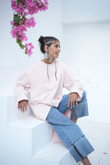 Long Basic Shirt - Pink