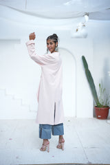 Long Basic Shirt - Pink