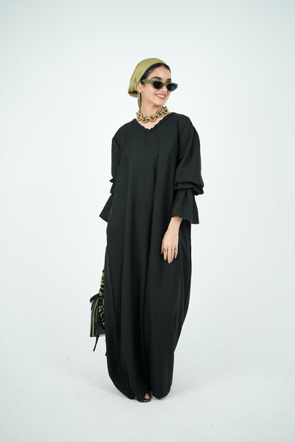 Linen Jumpsuit - Black