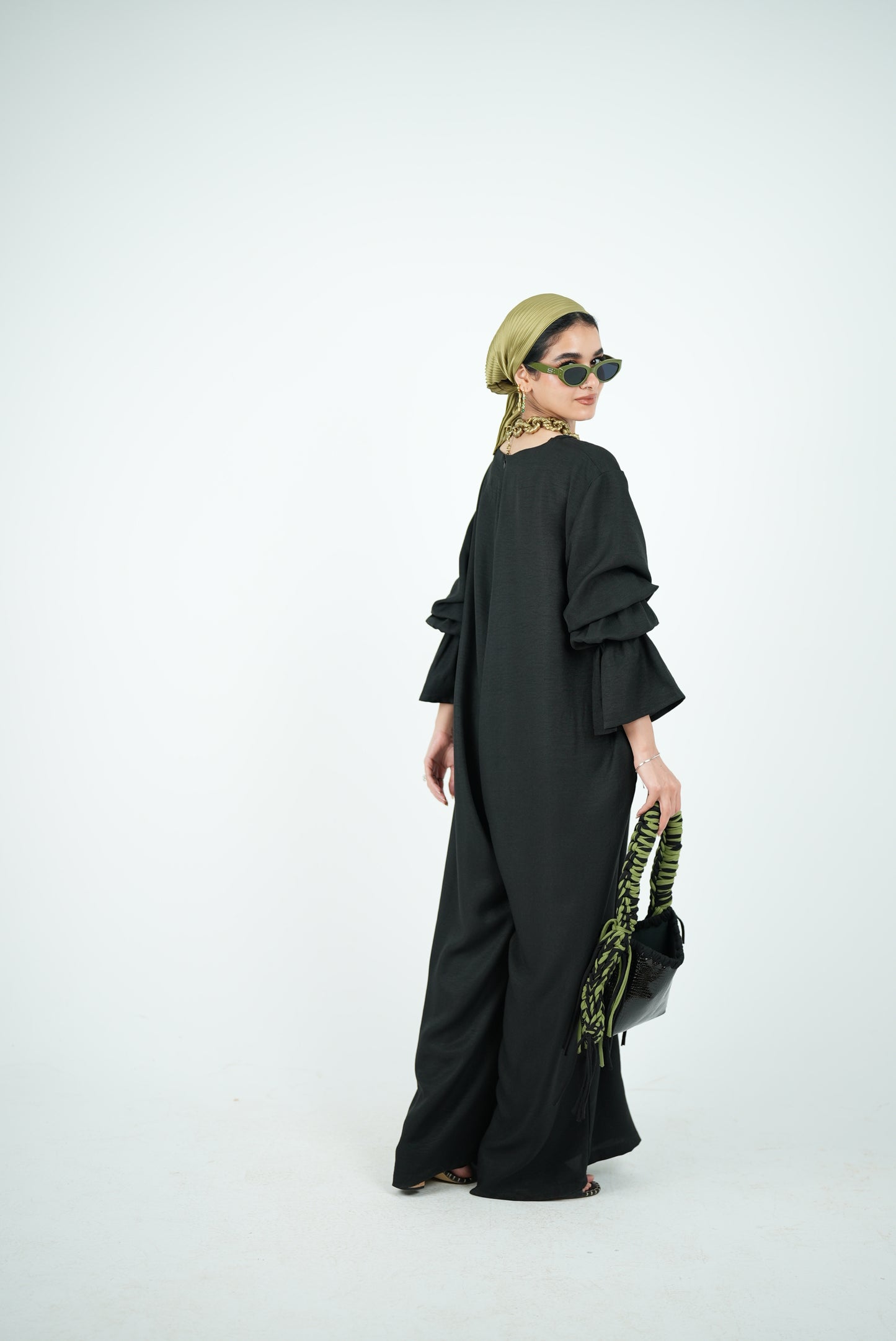 Linen Jumpsuit - Black