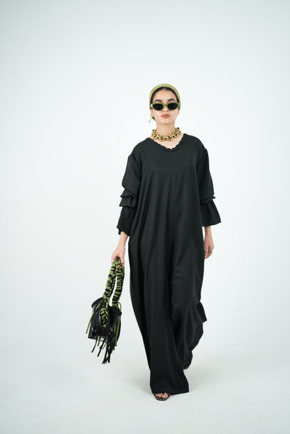 Linen Jumpsuit - Black