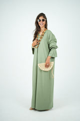 Linen Jumpsuit - Olive