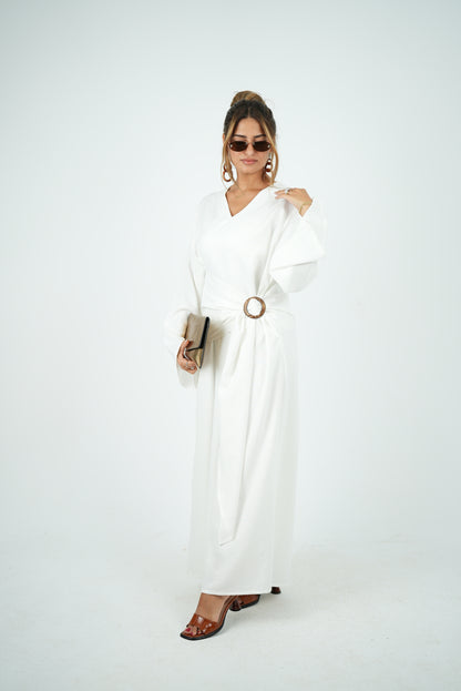 Linen Dress - White