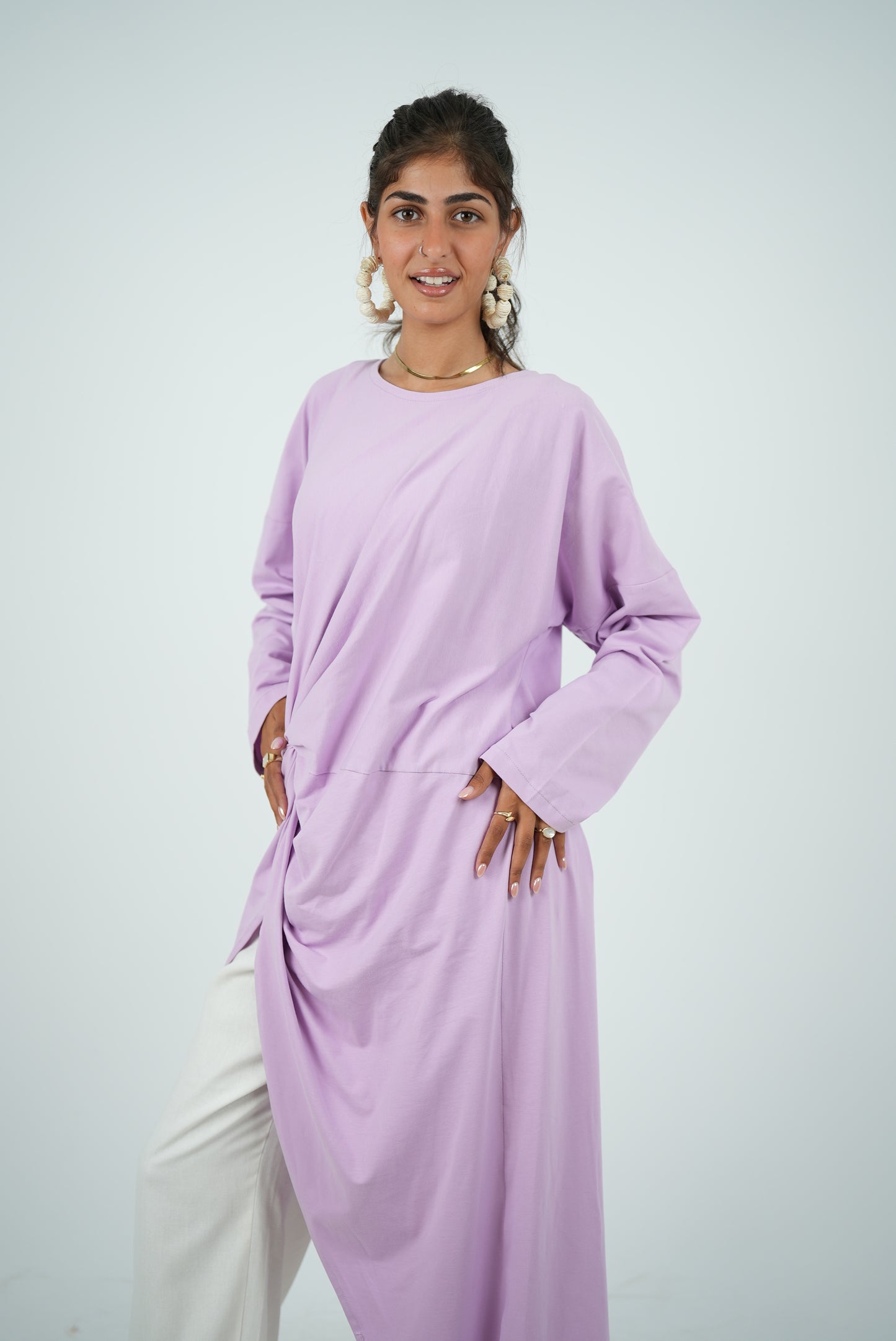 Shirt Dress - Lavender