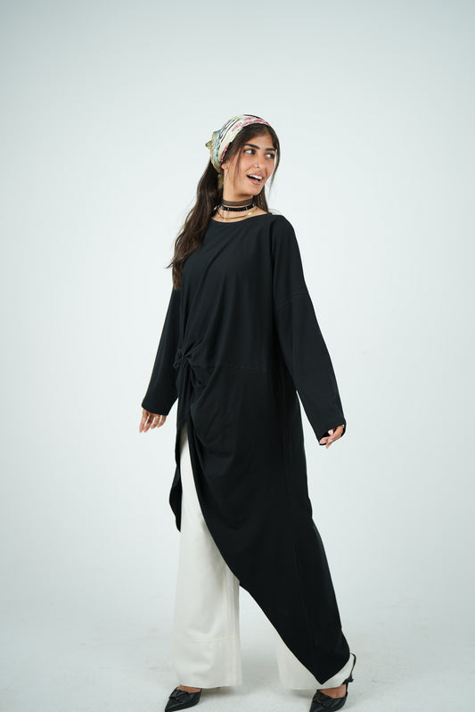 Shirt Dress - Black