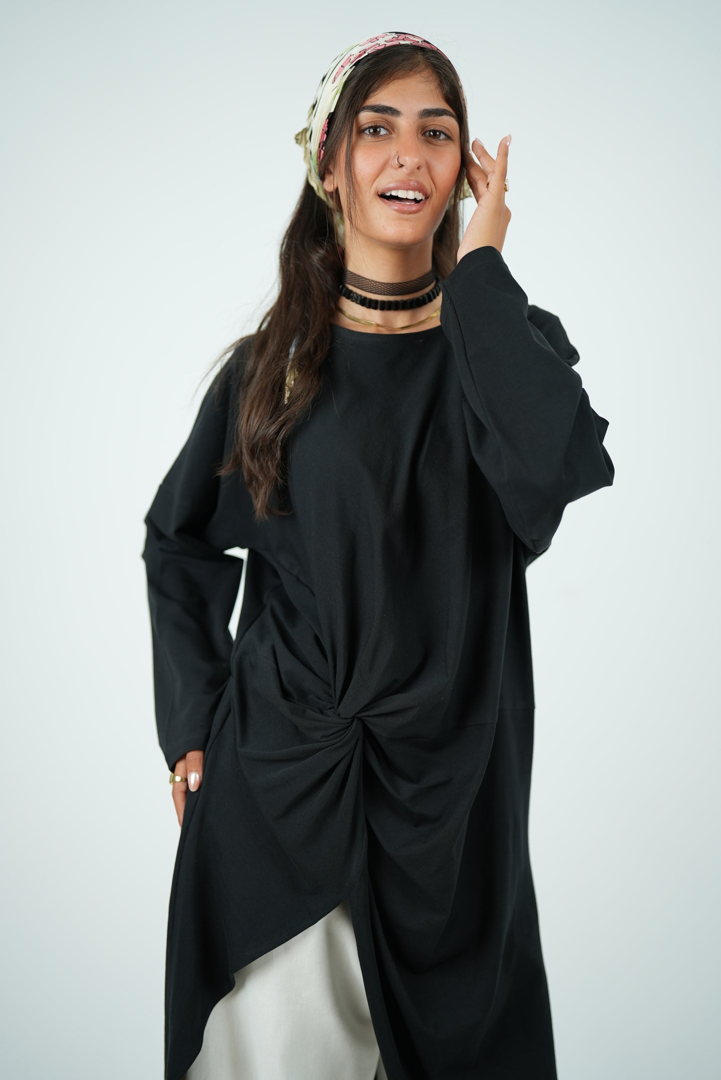 Shirt Dress - Black