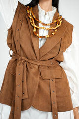 Suede Vest