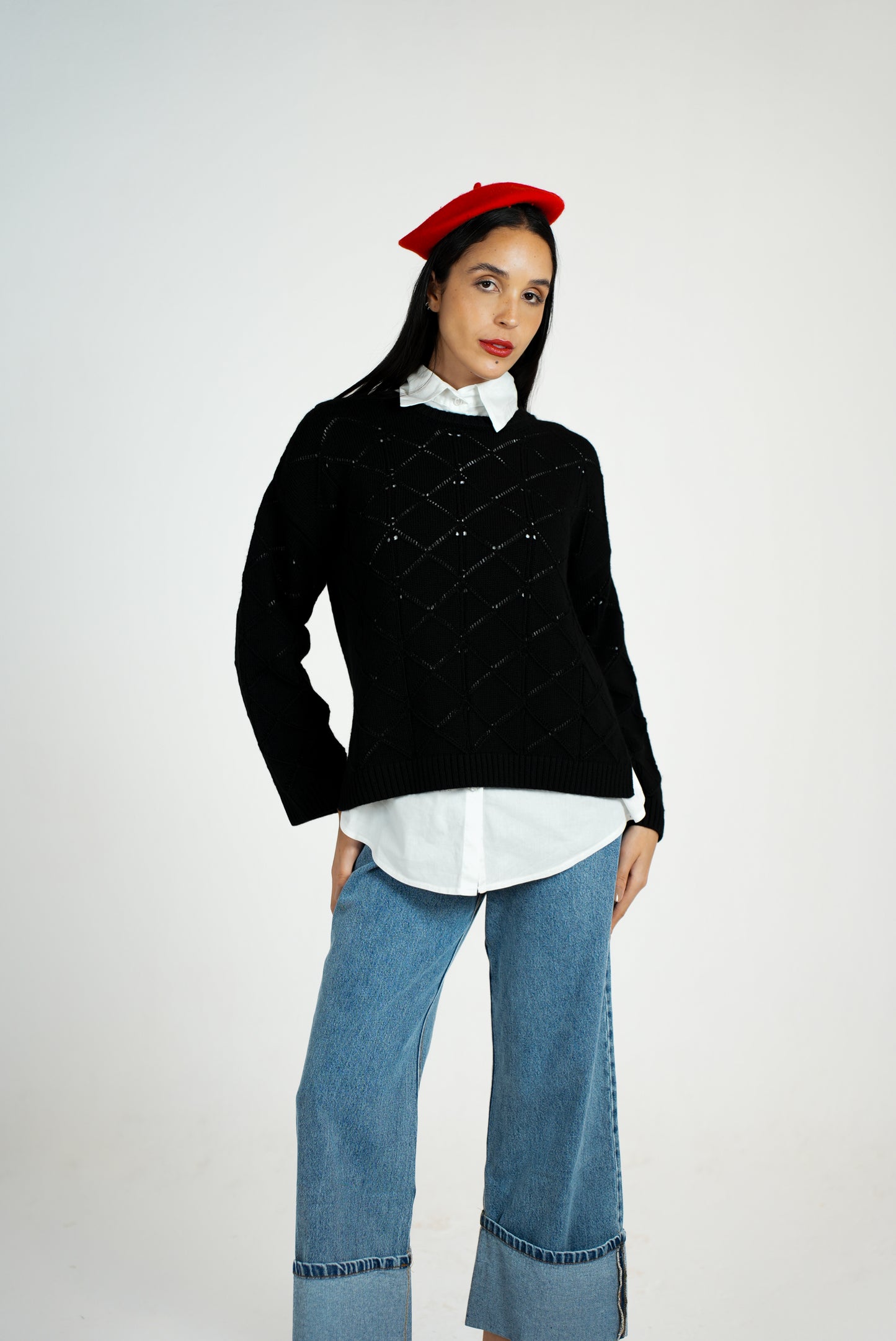 knitted pullover