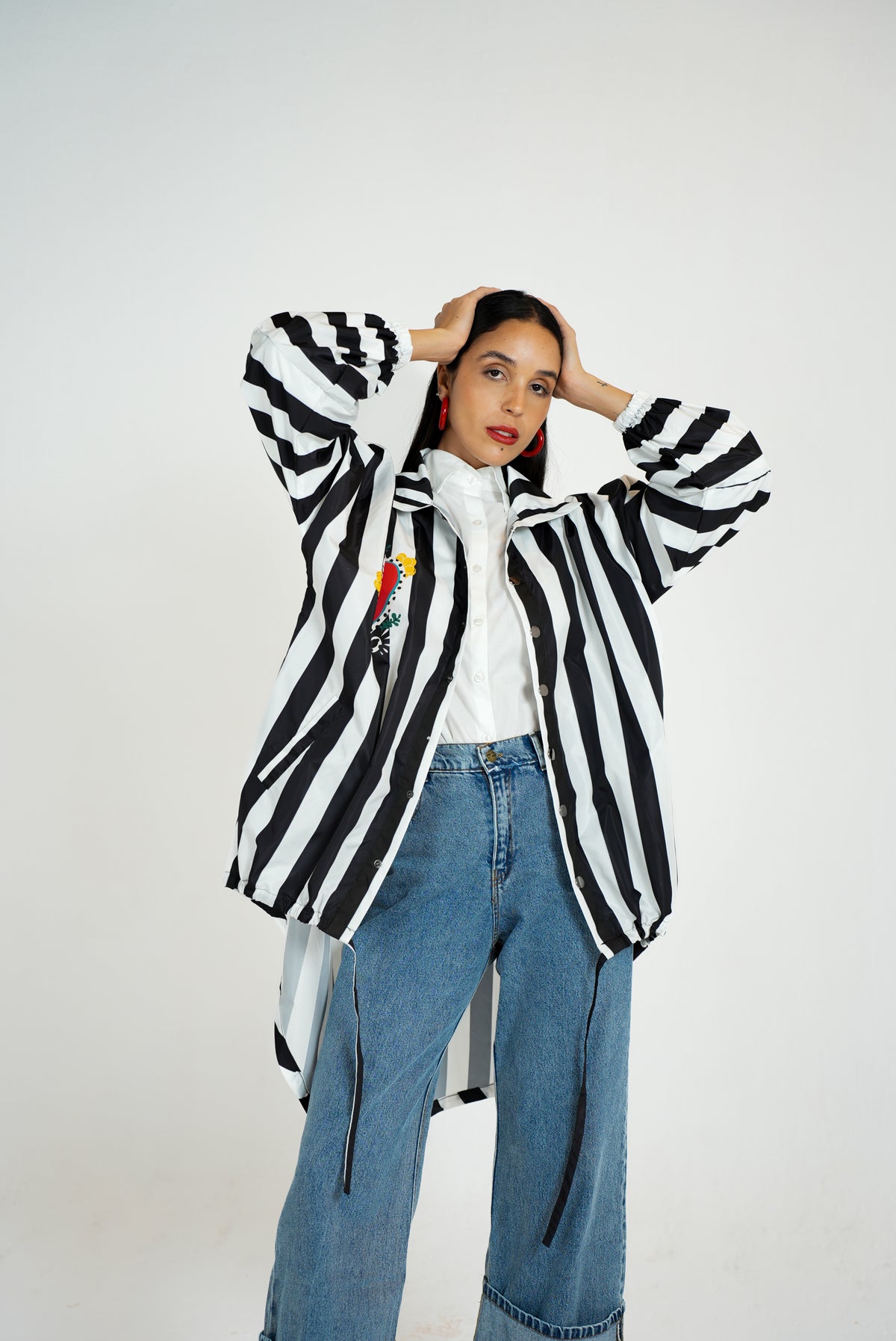 Waterproof high-low Jacket