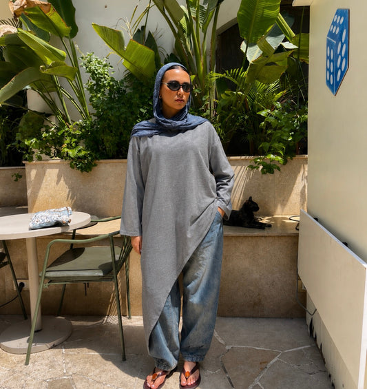 cross long shirt