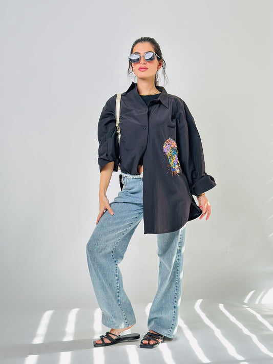 Handmade poplin shirt