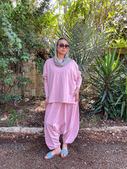 cotton Wrap Set pink