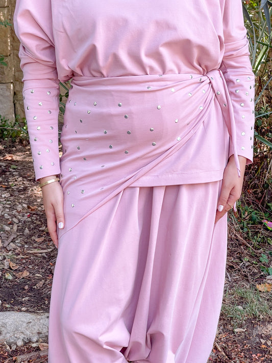 cotton Wrap Set pink