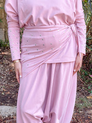 cotton Wrap Set pink