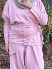 cotton Wrap Set pink