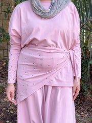 cotton Wrap Set pink