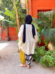 Abstract Colorblock Harem Pants