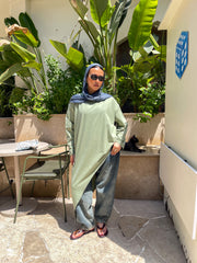 cross long shirt