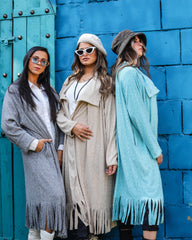 Fringes Wool Cardigan
