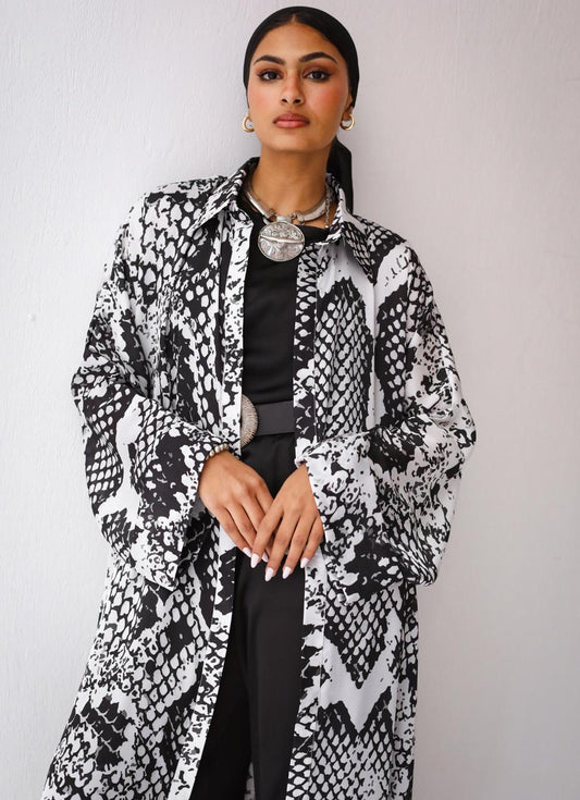 Satin cardigan