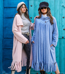 Fringes Wool Cardigan